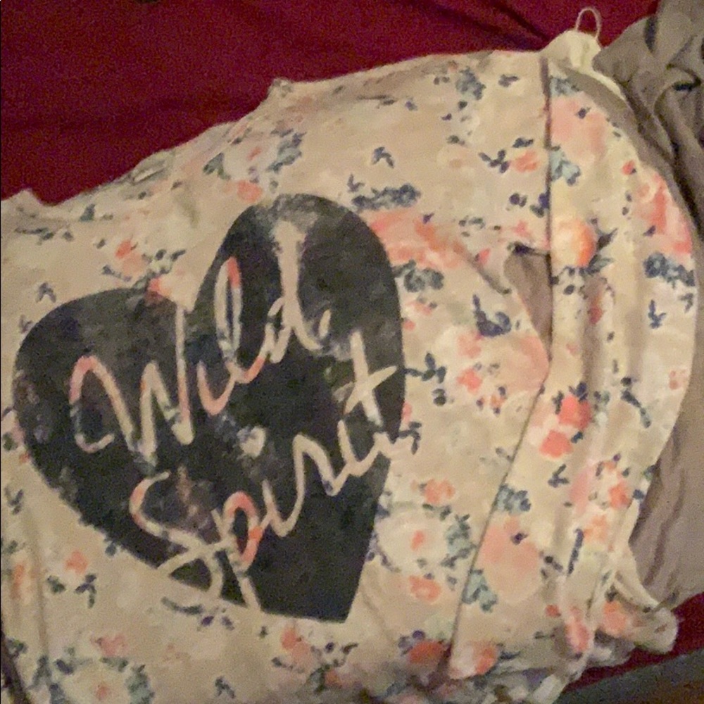 Mudd colorful floral sweater